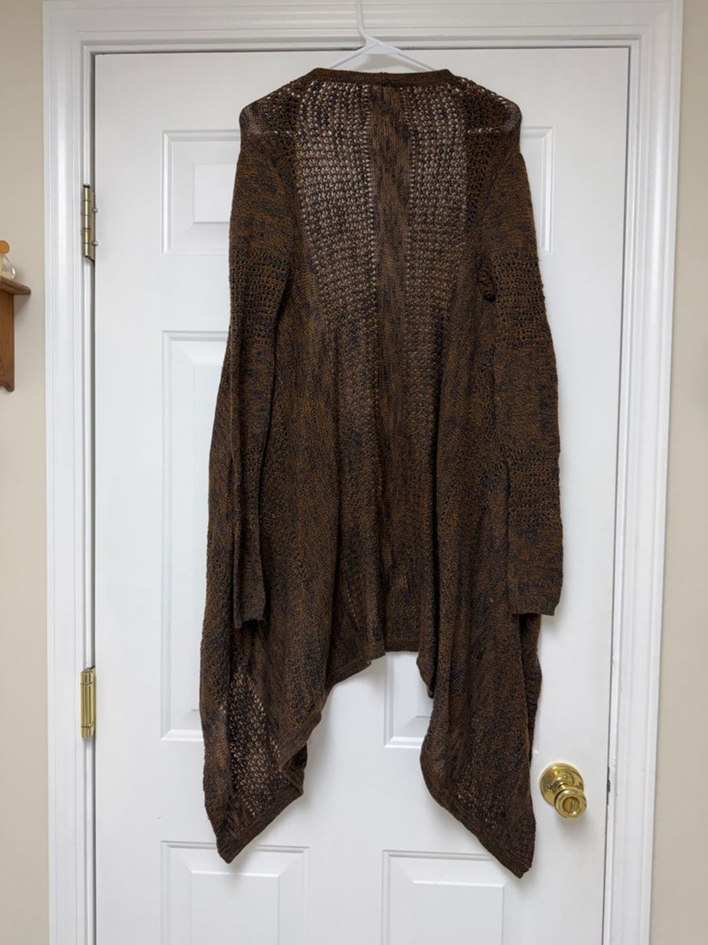 Mossimo Supply Co. Brown Open-Front Knit Draped Vest - Picture 4 of 4